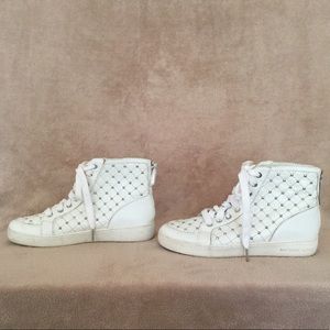 Michael Kors Keaton studded high top sneakers